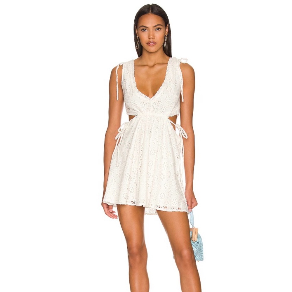 Gale Mini Dress in White